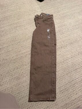 American Eagle High-Rise Stretch Jeans - Brown